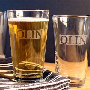 Personalized Etched Glasses