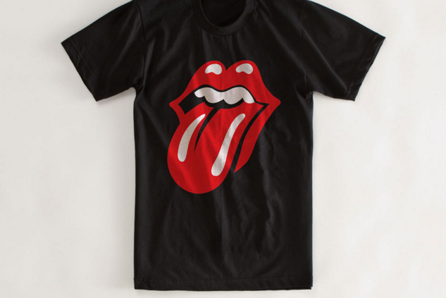 Lucky Brand Women's Rolling Stones Animal Lips T-Shirt