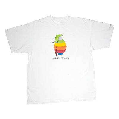 Apple Invisible Man Think Shirt