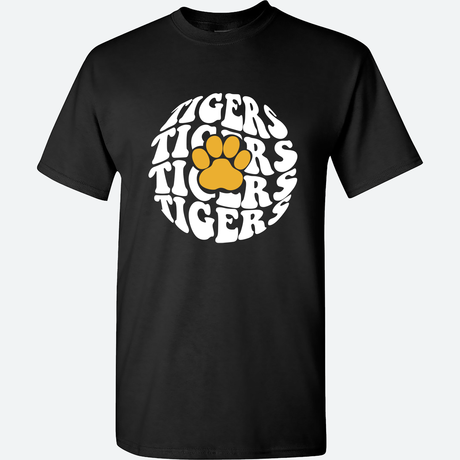 Tigers Black & Charcoal T-Shirts