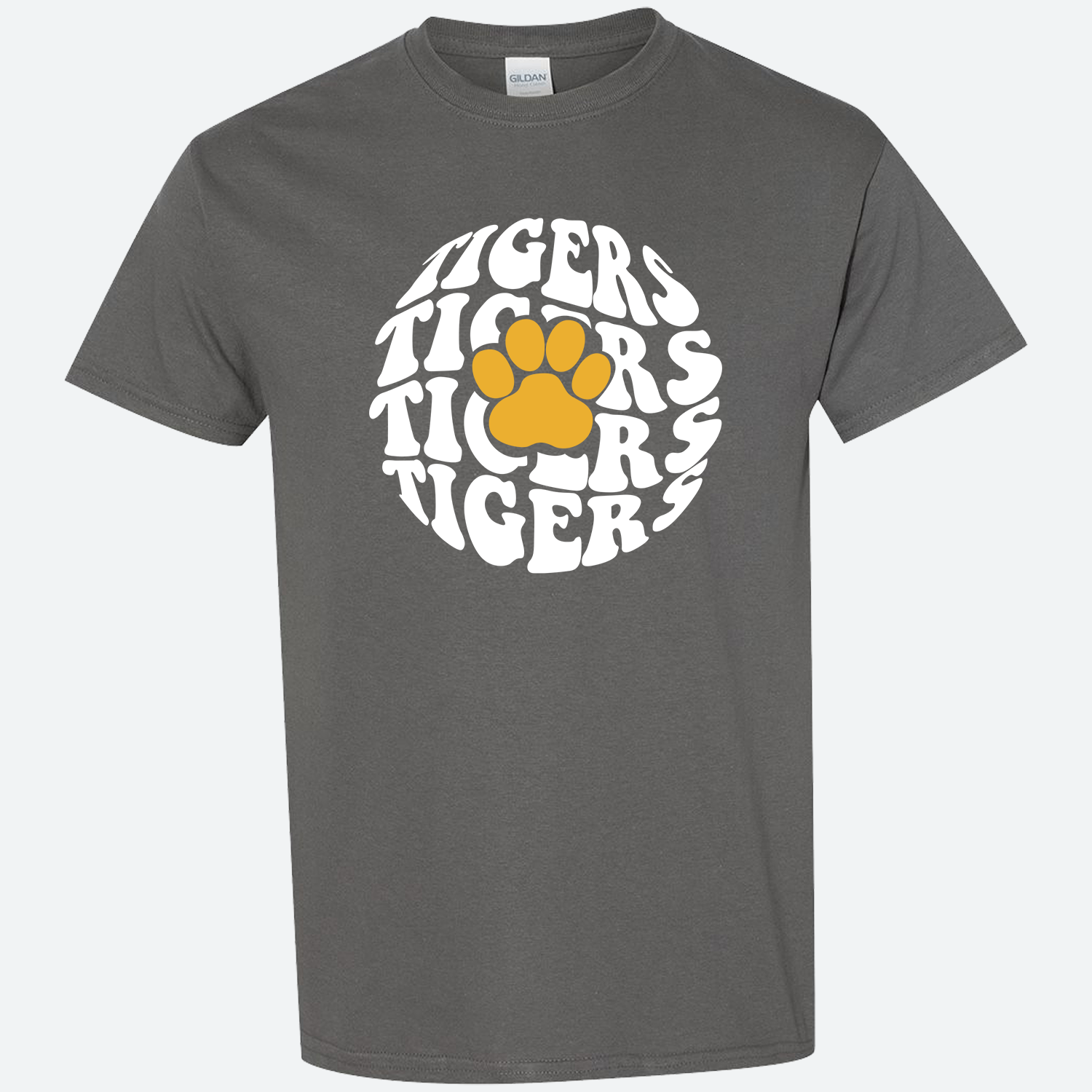 Tigers Black & Charcoal T-Shirts