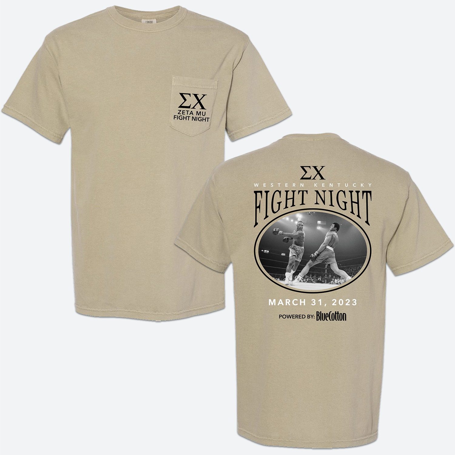 Sigma Chi Active - Fight Night 2023 T-Shirts