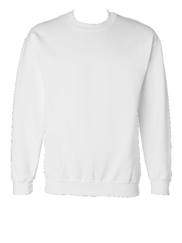 12000 Gildan DryBlend® Crewneck Sweatshirt Sport Grey – Detail
