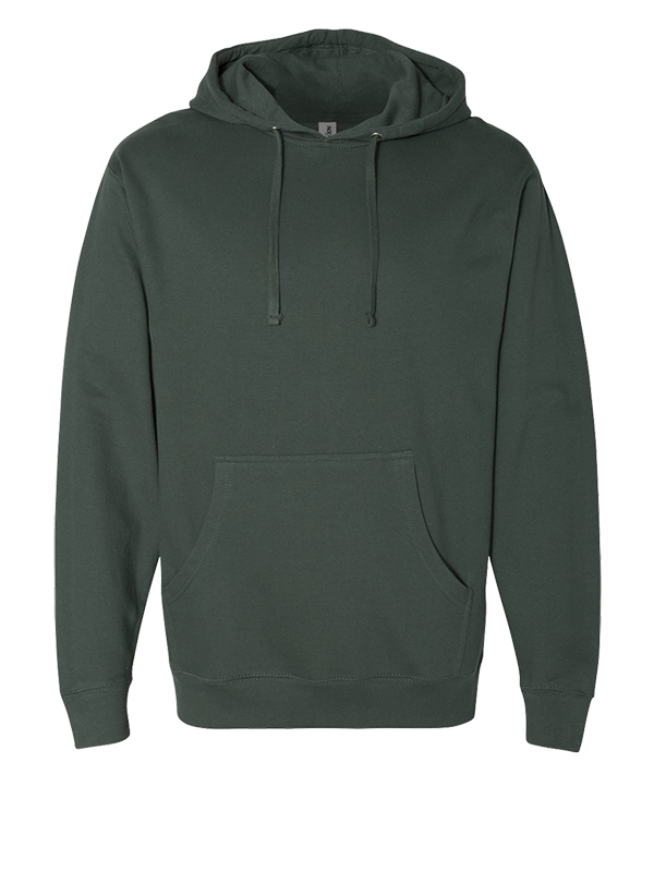 Independent Trading Midweight Zip Up Hoodie