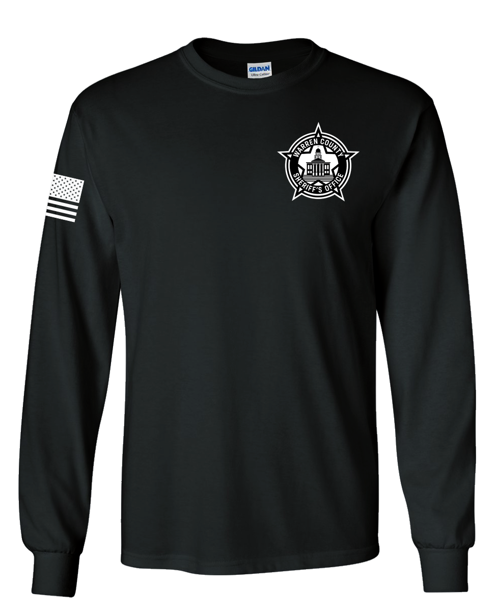 WCSO Badge Long Sleeve Charcoal T Shirt