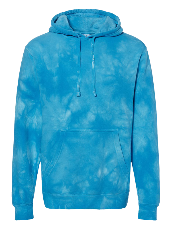 PRM4500TD Independent Trading Co. Unisex Midweight Tie-Dyed Hooded Sweatshirt