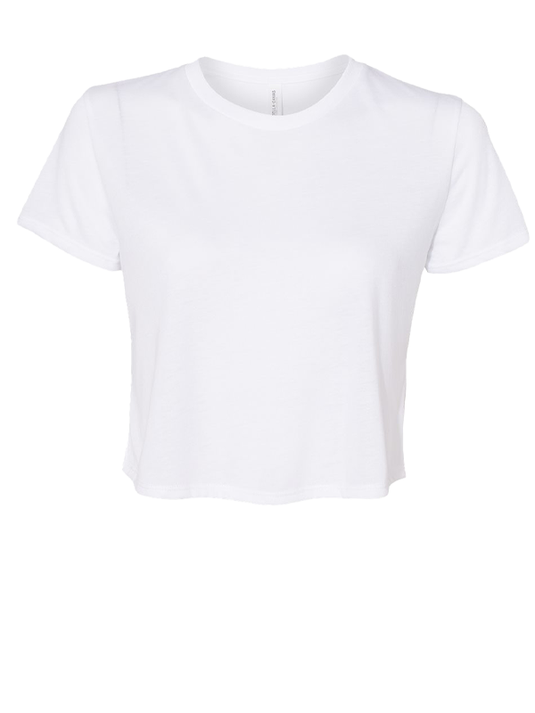 8882 Bella + Canvas Women’s Flowy Cropped Tee