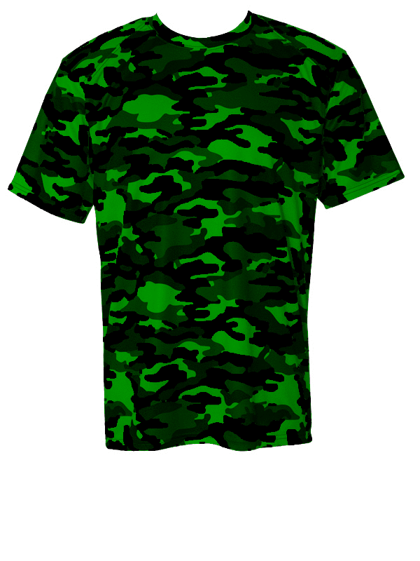 BG4181 Badger Camo Short Sleeve T-Shirt 