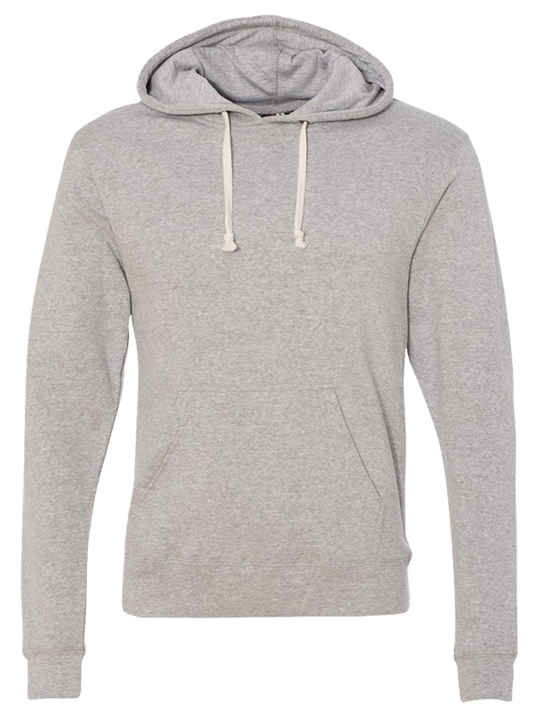 8871 J. America Tri-Blend Hooded Pullover Sweatshirt