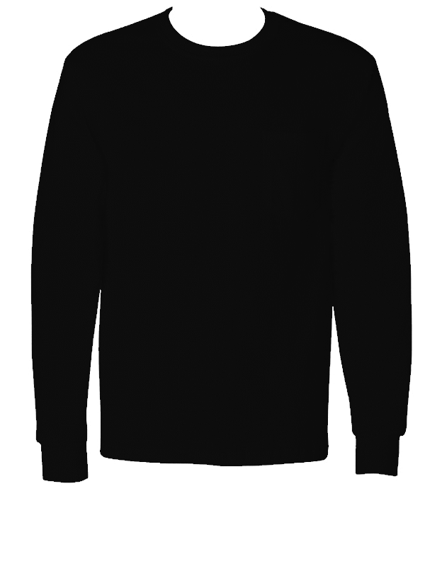 2410 Gildan Ultra Cotton Long Sleeve Pocket Tee