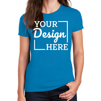 Custom Women's T-Shirts Printed in the U.S. - BlueCotton
