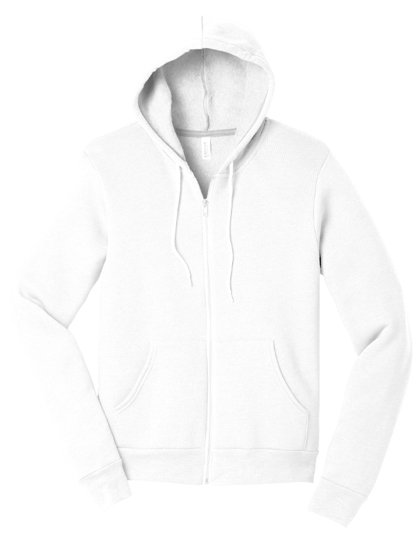 3739 Bella + Canvas Unisex Sponge Fleece Full-Zip Hoodie