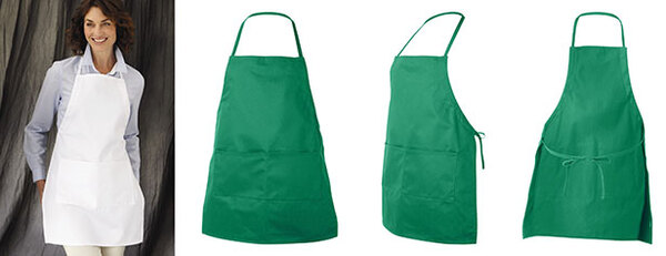 5502 Liberty Bags Adjustable Neck Loop Full-Length Apron with Pockets