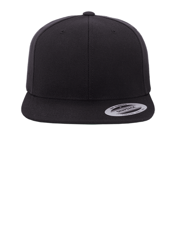 6089 Yupoong Classic Flat Bill Snapback Cap