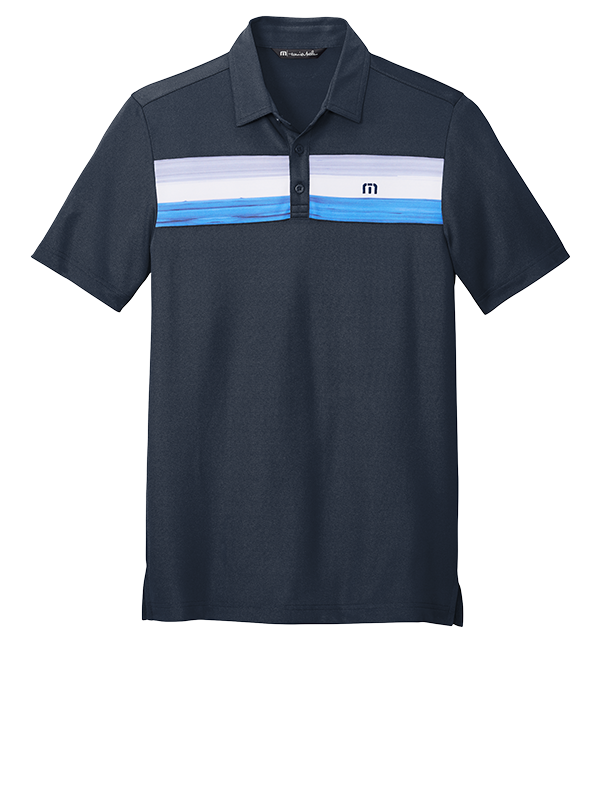 TM1MU416 TravisMathew Cabana Chest Stripe Polo