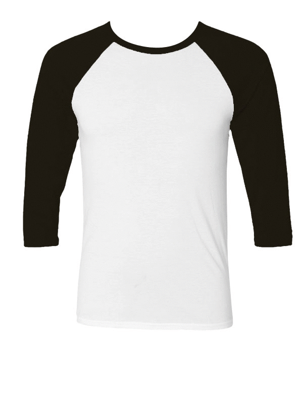 3200 Bella + Canvas Unisex Three-Quarter Sleeve Baseball T-Shirt