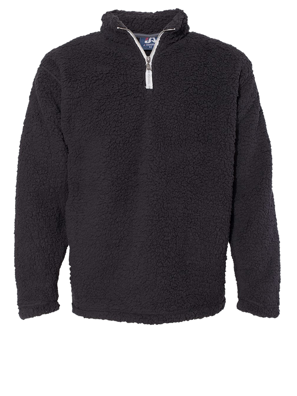 8454 J. America Sherpa Quarter-Zip Pullover