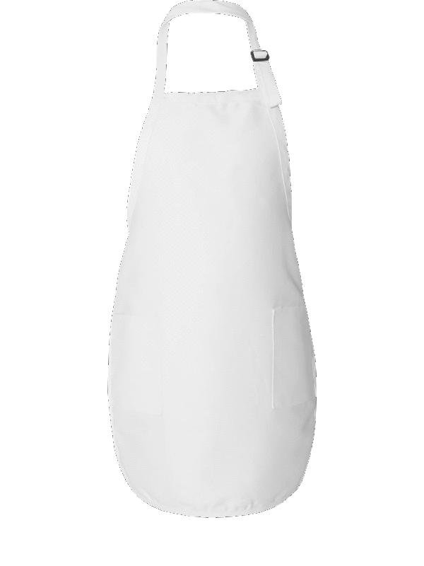 Q4350 Q-Tees Full-Length Apron with Pockets