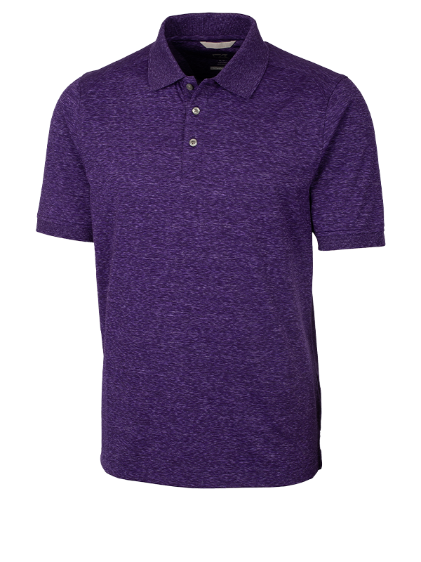 MCK00117 Cutter & Buck Men's Advantage Tri-Blend Space Dye Polo