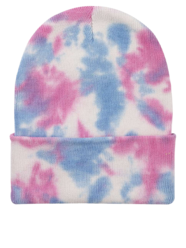 SP412 Sportsman 12" Tie-Dyed Knit Cap