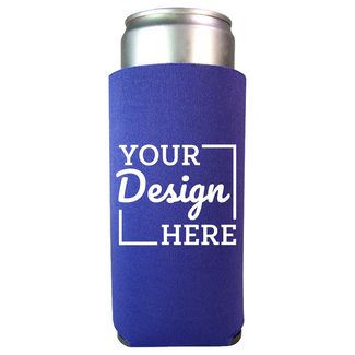 Custom Promotional Products:  FZCC12S FoamZone Collapsible 12 oz. Slim Can Cooler